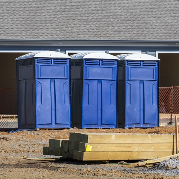 are there any restrictions on what items can be disposed of in the portable toilets in Baldwin Park MO